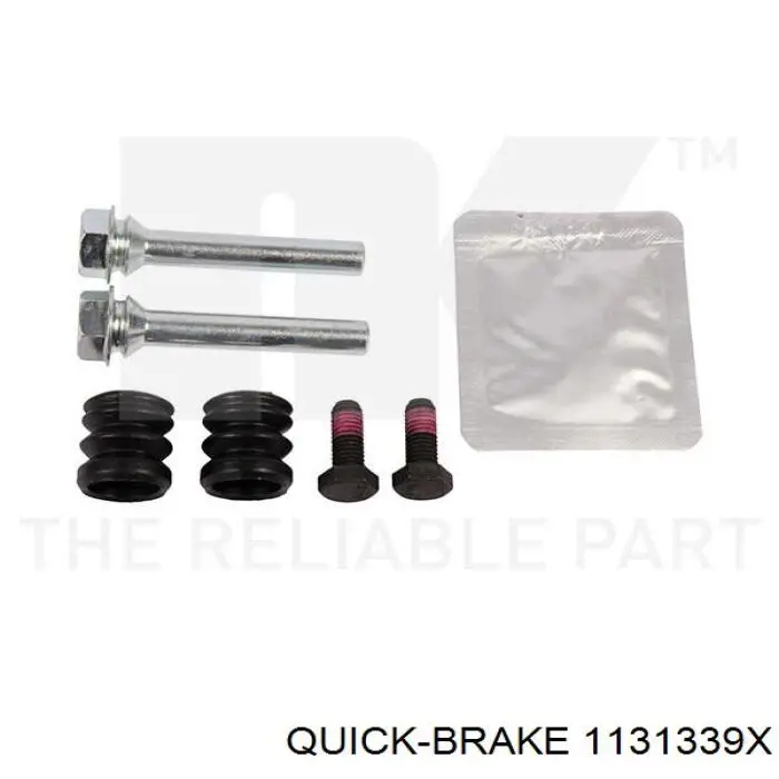 1131339X Quick Brake ремкомплект супорту гальмівного заднього