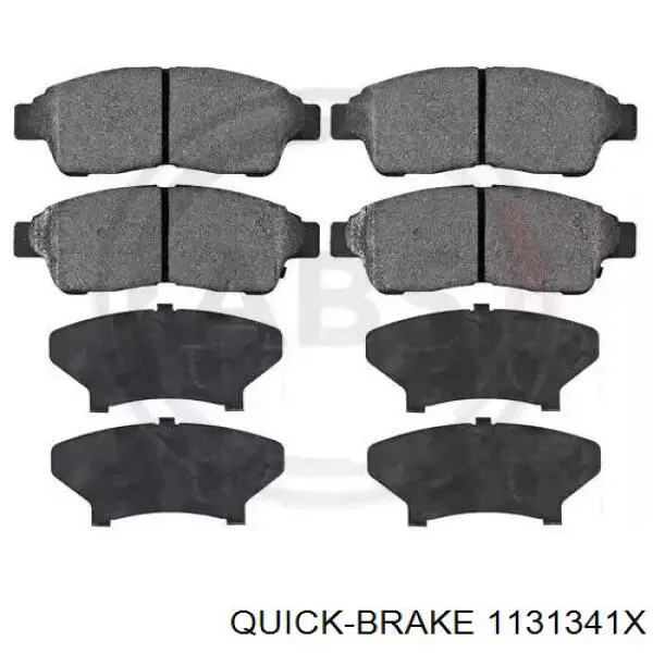 1131341X Quick Brake ремкомплект супорту гальмівного переднього