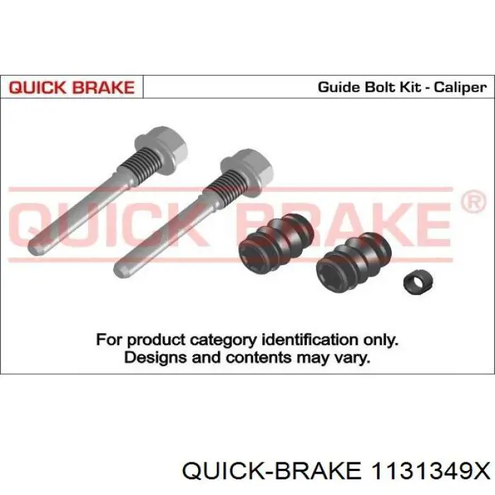 Купити 1131349X Quick Brake Втулка супорту гальмівного переднього