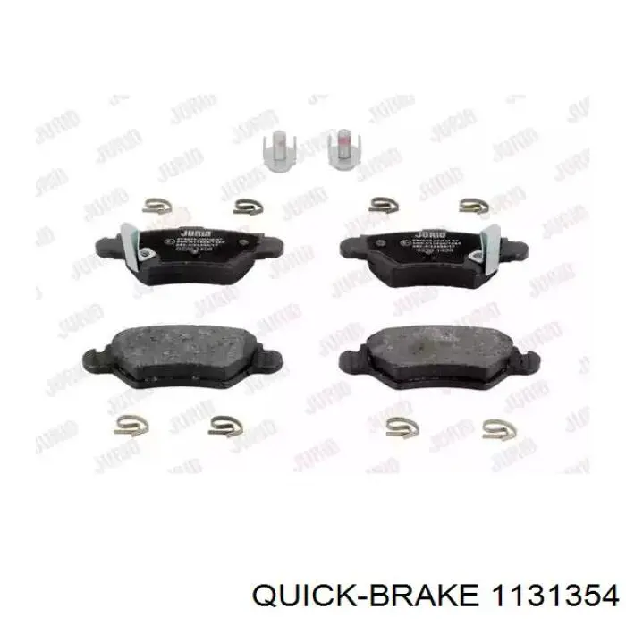 Ремкомплект супорту гальмівного переднього Quick Brake 1131354 ціна, від 4.37 USD