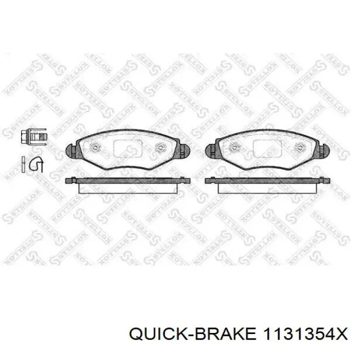 1131354X Quick Brake Ремкомплект гальмівної системи
