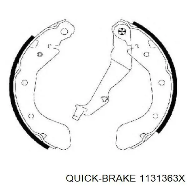 1131363X Quick Brake Ремкомплект гальмівної системи