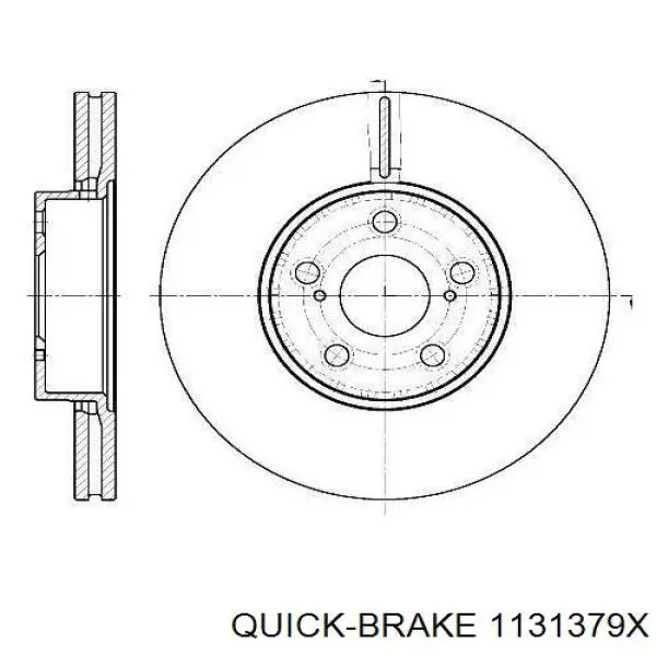 1131379X Quick Brake Ремкомплект гальмівної системи