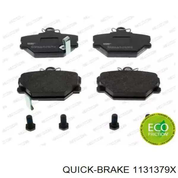 Ремкомплект супорту гальмівного переднього Quick Brake 1131379X ціна, від 7.26 USD