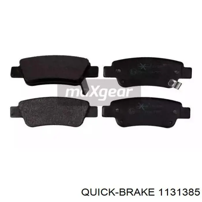 Задні гальмівні колодки Quick Brake 1131385 ціна, від 10.37 USD