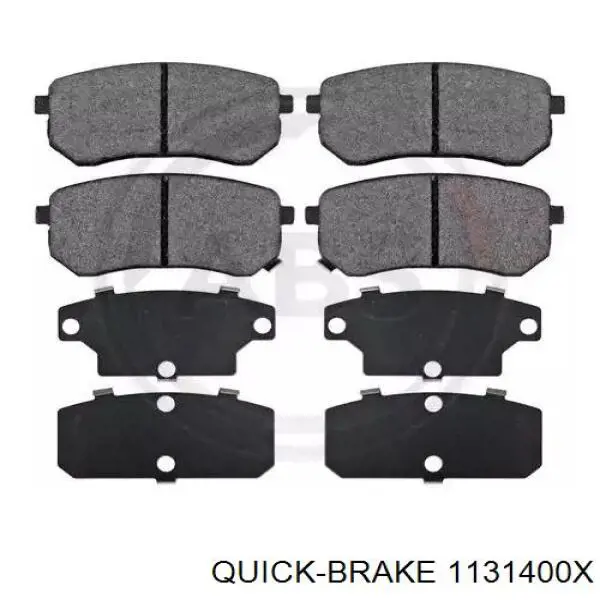 Ремкомплект переднього супорту 1131400 Quick Brake