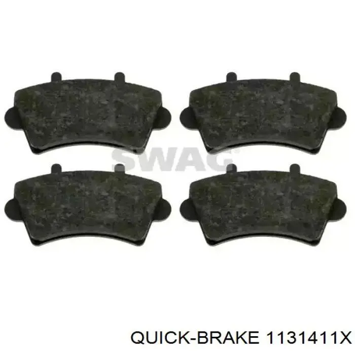 Ремкомплект супорту гальмівного переднього 1131411X Quick Brake