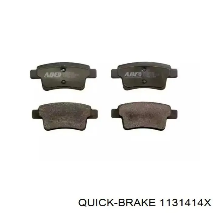 1131414X Quick Brake ремкомплект супорту гальмівного заднього