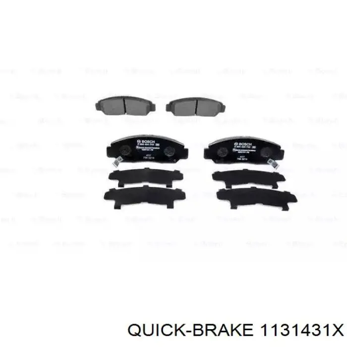1131431X Quick Brake Ремкомплект гальмівної системи