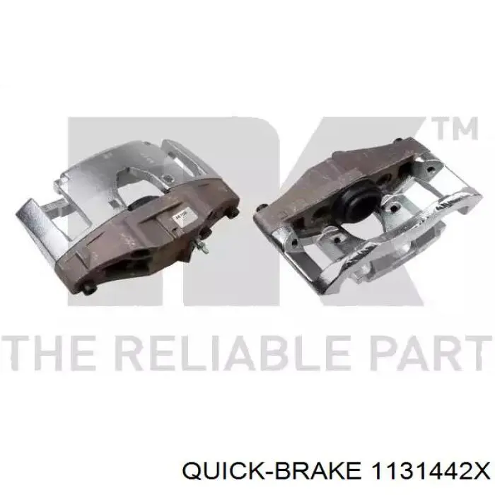 Ремкомплект супорту гальмівного переднього Quick Brake 1131442X ціна, від 5.59 USD