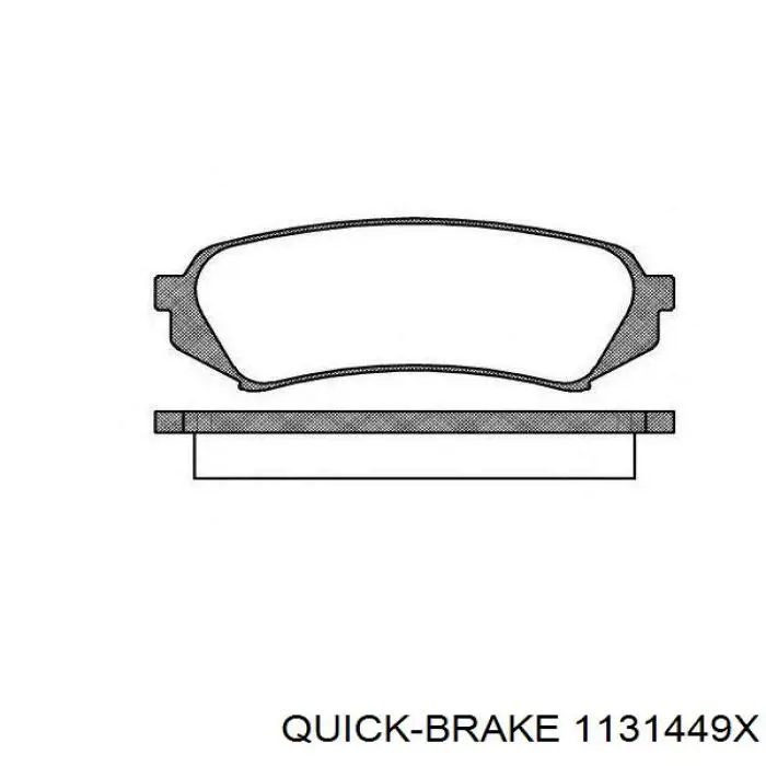 1131449X Quick Brake Ремкомплект заднього гальмівного супорта