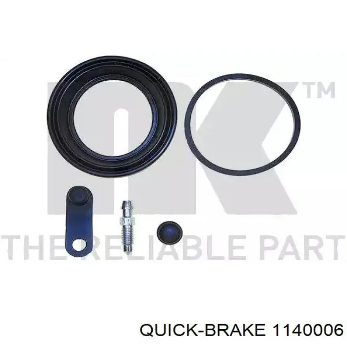 Ремкомплект суппорта гальмівного, переднього Quick Brake 1140006