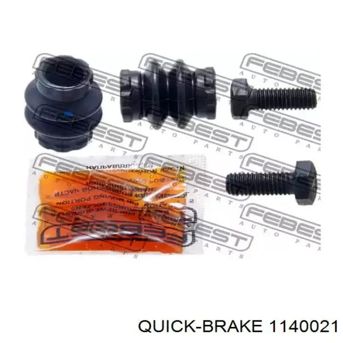 Ремкомплект супорту гальмівного заднього Quick Brake 1140021 ціна, від 3.58 USD