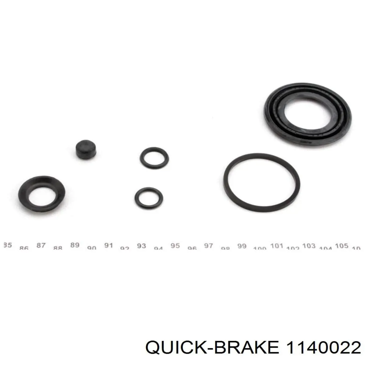 Ремкомплект супорту гальмівного заднього Quick Brake 1140022 ціна, від 5.31 USD