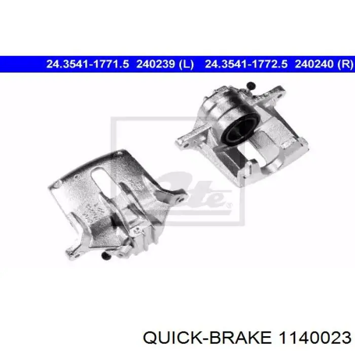 Ремкомплект супорту гальмівного переднього Quick Brake 1140023 ціна, від 5.84 USD