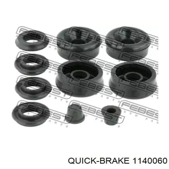 Ремкомплект супорту гальмівного заднього Quick Brake 1140060 ціна, від 2.54 USD