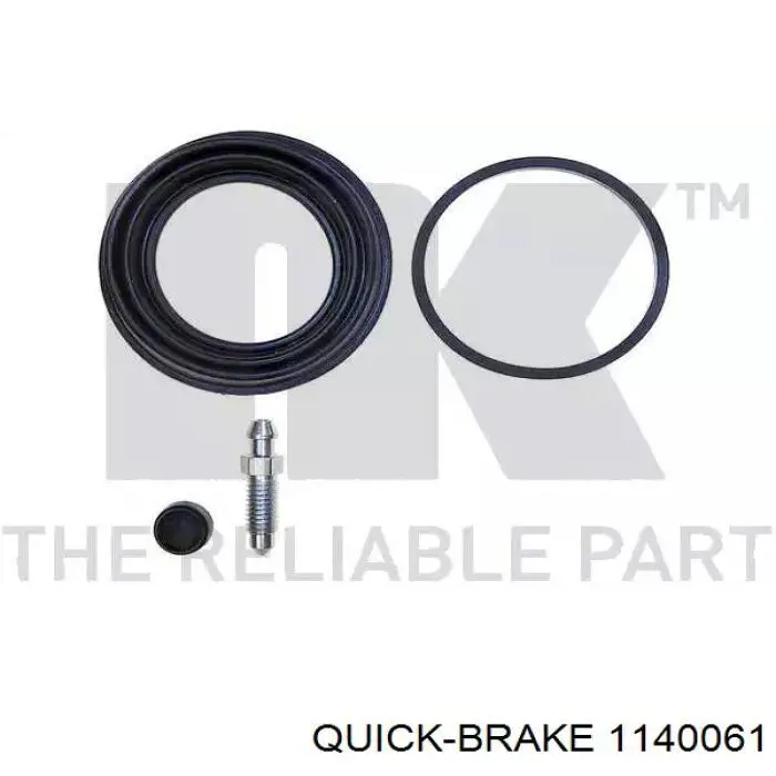 Ремкомплект супорту гальмівного заднього Quick Brake 1140061 ціна, від 2.98 USD