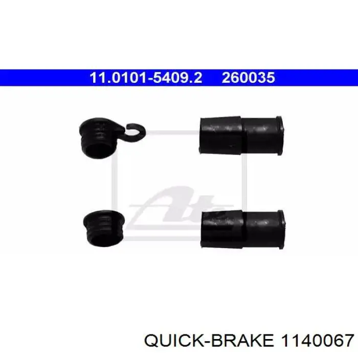 Купити 1140067 Quick Brake Ремкомплект переднього супорту