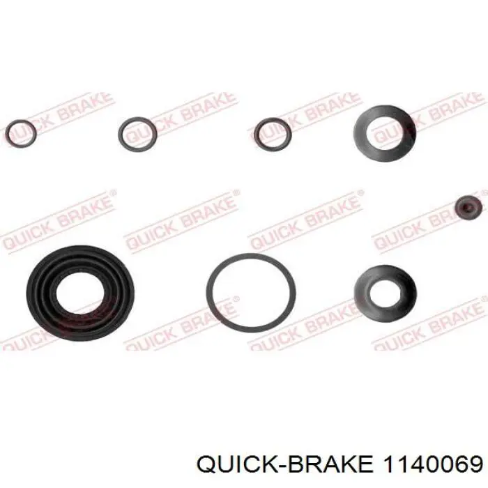 Ремкомплект супорту гальмівного заднього Quick Brake 1140069 ціна, від 4.49 USD