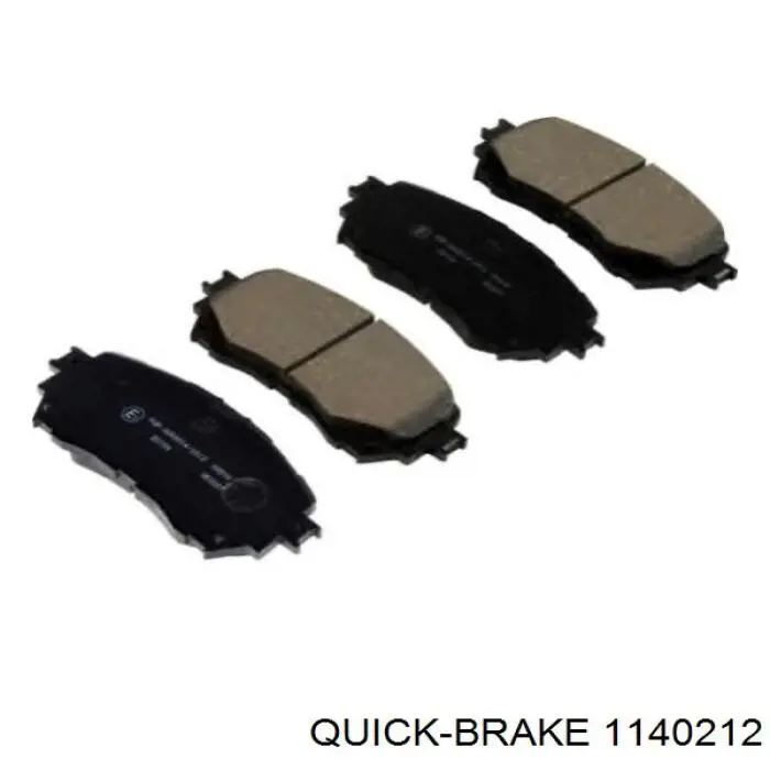 Ремкомплект супорту гальмівного переднього Quick Brake 1140212 ціна, від 6.12 USD