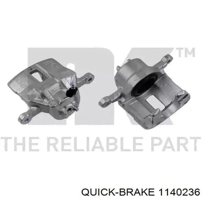 Ремкомплект суппорта гальмівного, переднього Quick Brake 1140236