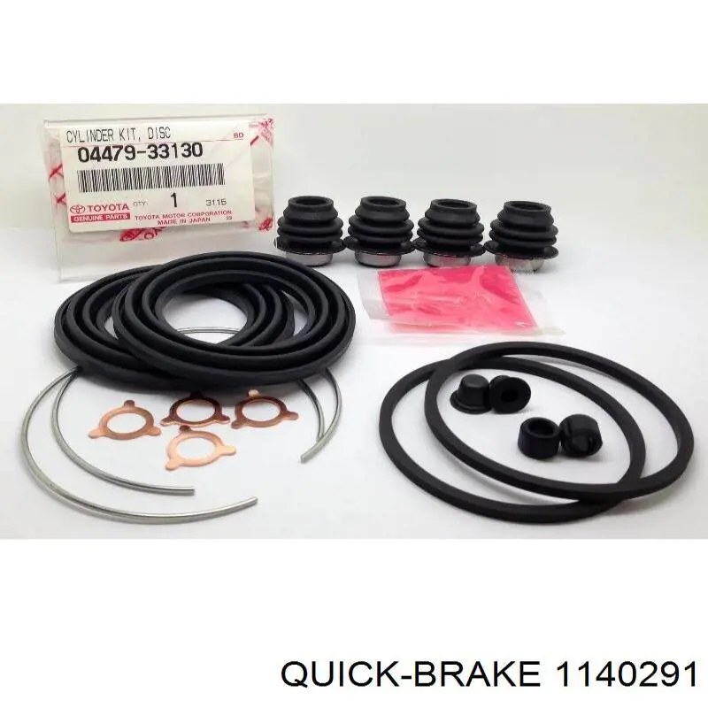 Ремкомплект переднього супорту 1140291 Quick Brake