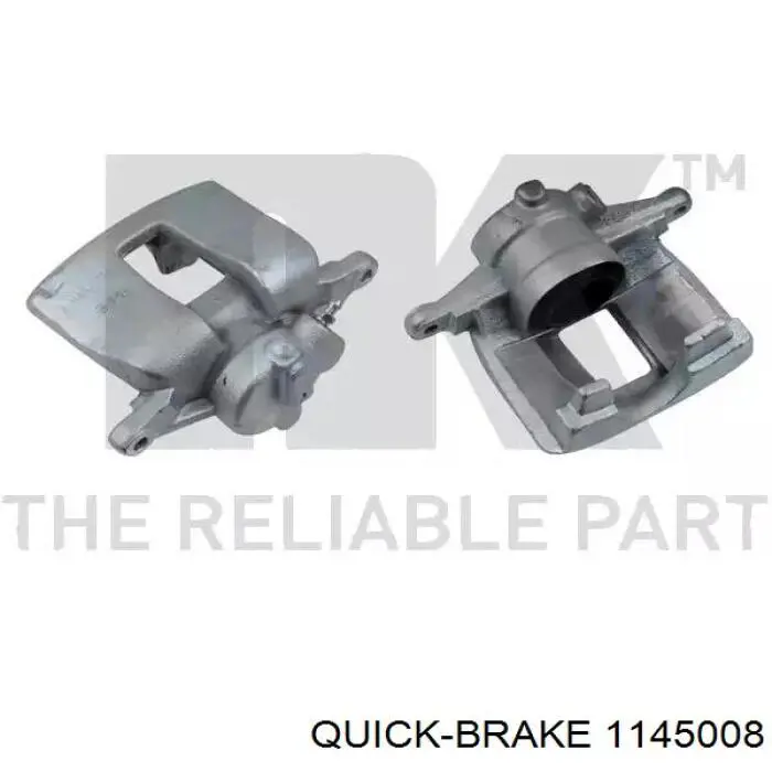 Ремкомплект суппорта гальмівного, переднього Quick Brake 1145008
