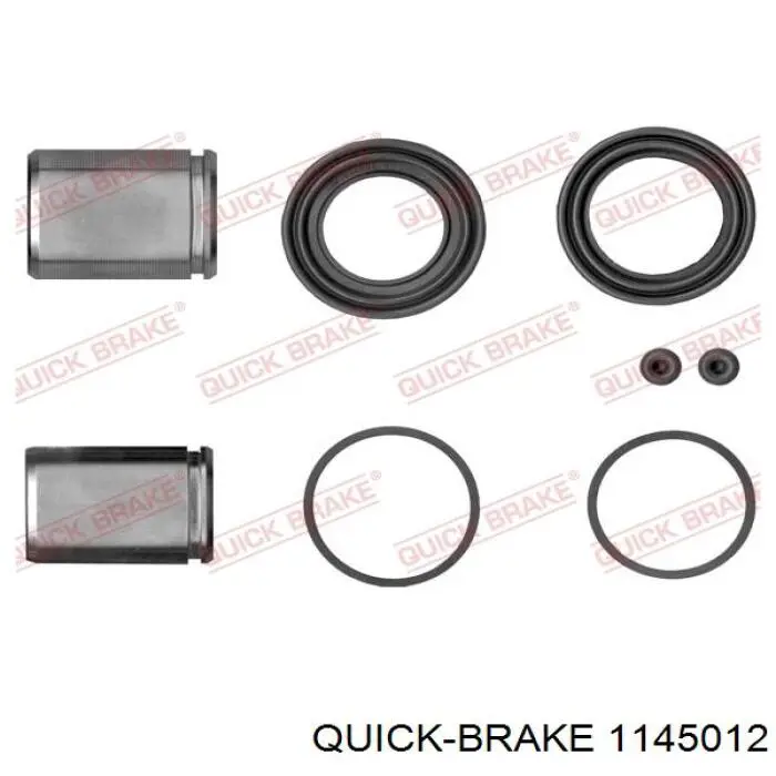 Ремкомплект супорту гальмівного переднього Quick Brake 1145012 ціна, від 22.76 USD