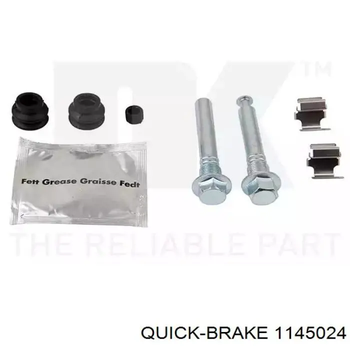 Ремкомплект заднього супорта Quick Brake 1145024