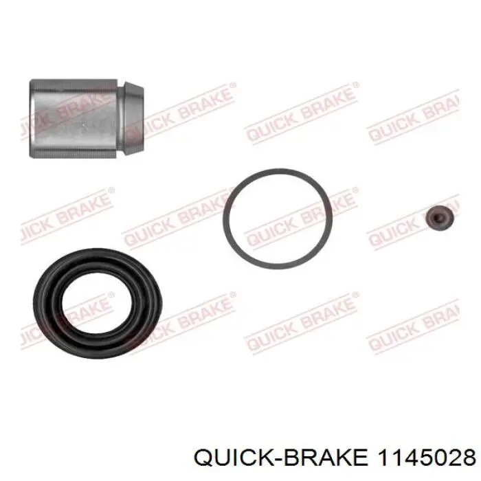 Ремкомплект супорту гальмівного заднього Quick Brake 1145028 ціна, від 15.21 USD