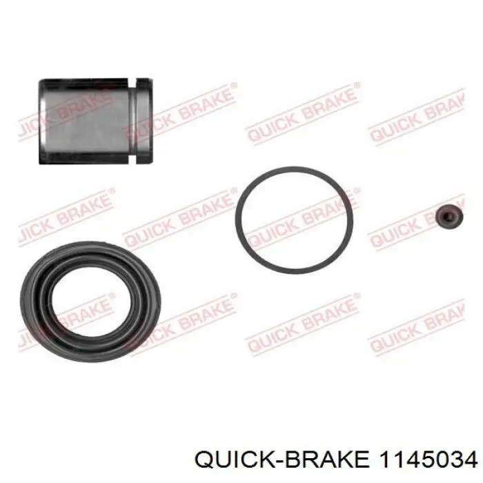 Ремкомплект супорту гальмівного переднього Quick Brake 1145034 ціна, від 14.72 USD