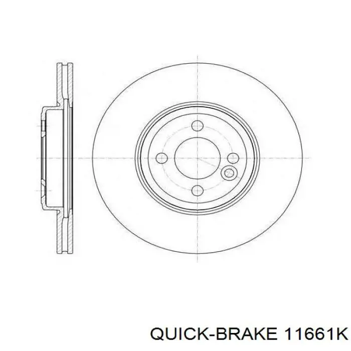 Болт гальмівного диска Quick Brake 11661K ціна, від 1.96 USD