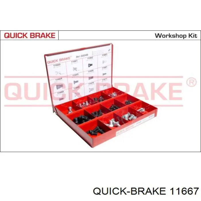 11667 Quick Brake болт/гайка кріплення