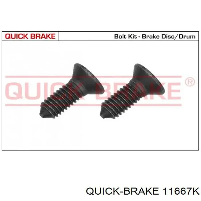 11667K Quick Brake болт/гайка кріплення