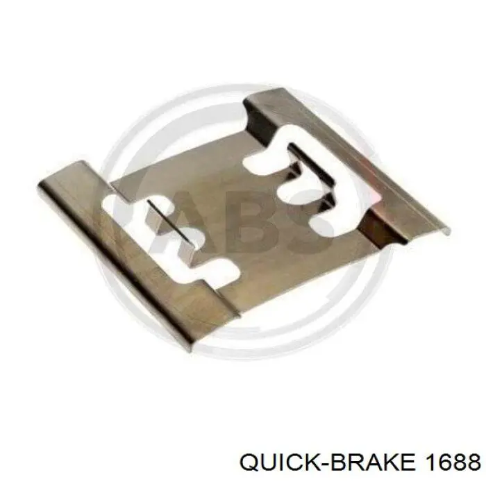Купити 1688 Quick Brake Комплект пружинок кріплення дискових колодок, передніх