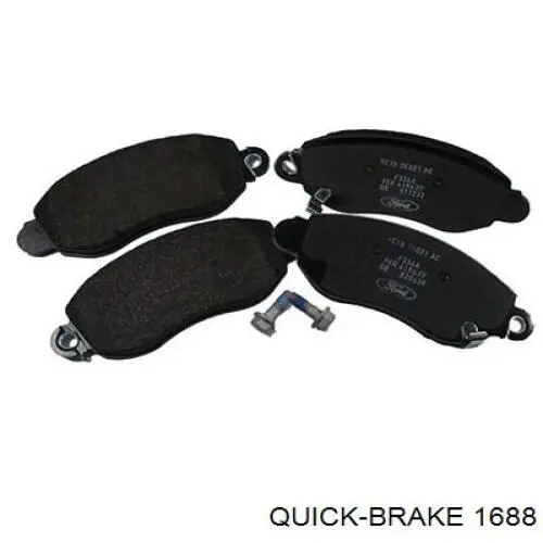 Комплект пружинок кріплення дискових колодок, передніх Quick Brake 1688 ціна, від 4.17 USD