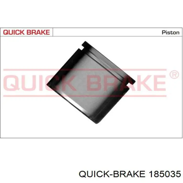 Поршень супорта гальмівного, переднього Quick Brake 185035 ціна, від 8.54 USD
