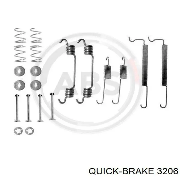 3206 Quick Brake Скоба гальмівної трубки