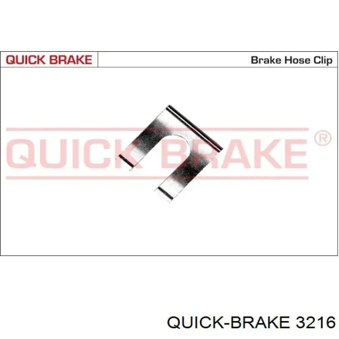 Купити 3216 Quick Brake Скоба кріплення гальмівного шлангу