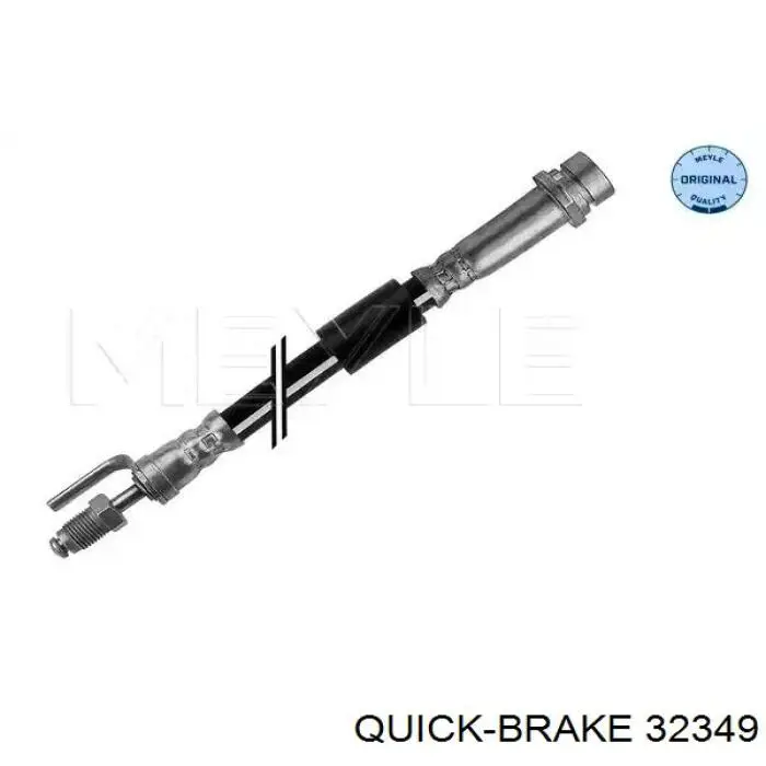 1694317 Ford Гнучка гальмівна трубка передня