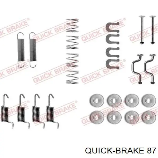 87 Quick Brake Штуцер прокачування супорту гальмівного, переднього