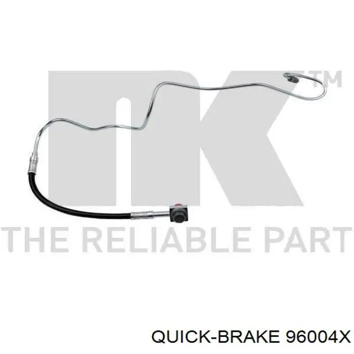 96004X Quick Brake Шланг гальмівний задній, правий