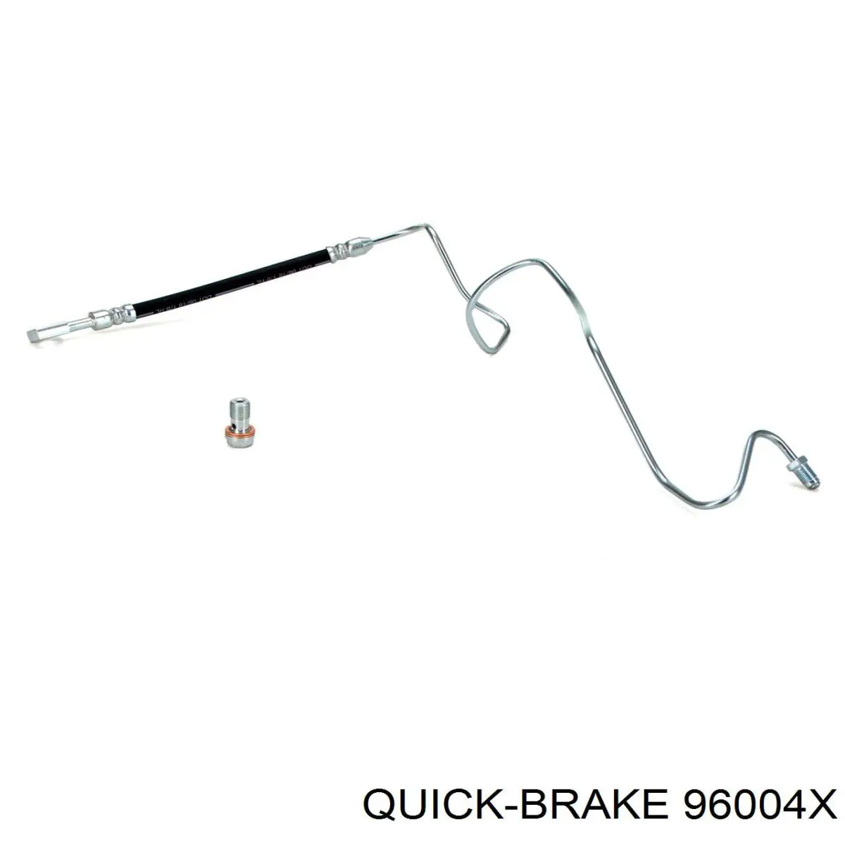 Шланг гальмівний задній, правий 96004X Quick Brake