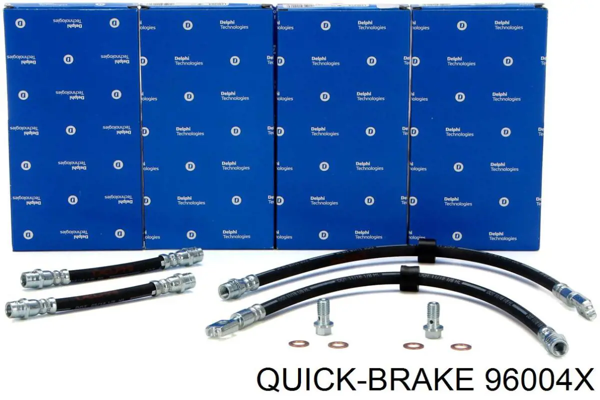 Шланг гальмівний задній, правий Quick Brake 96004X