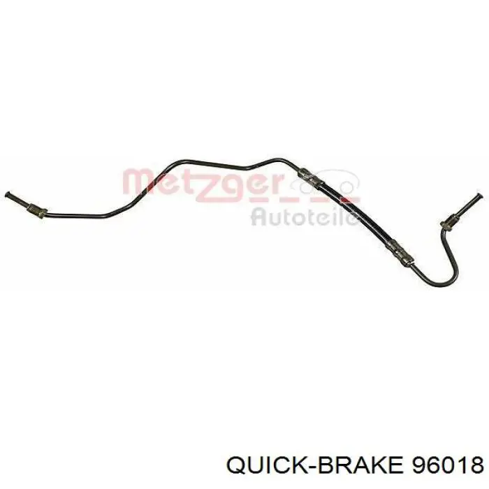 Шланг гальмівний задній, правий Quick Brake 96018 ціна, від 16.85 USD