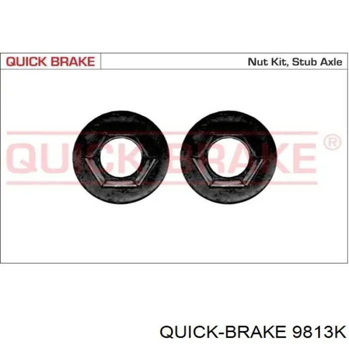 Гайка маточини задньої Quick Brake 9813K ціна, від 5.16 USD