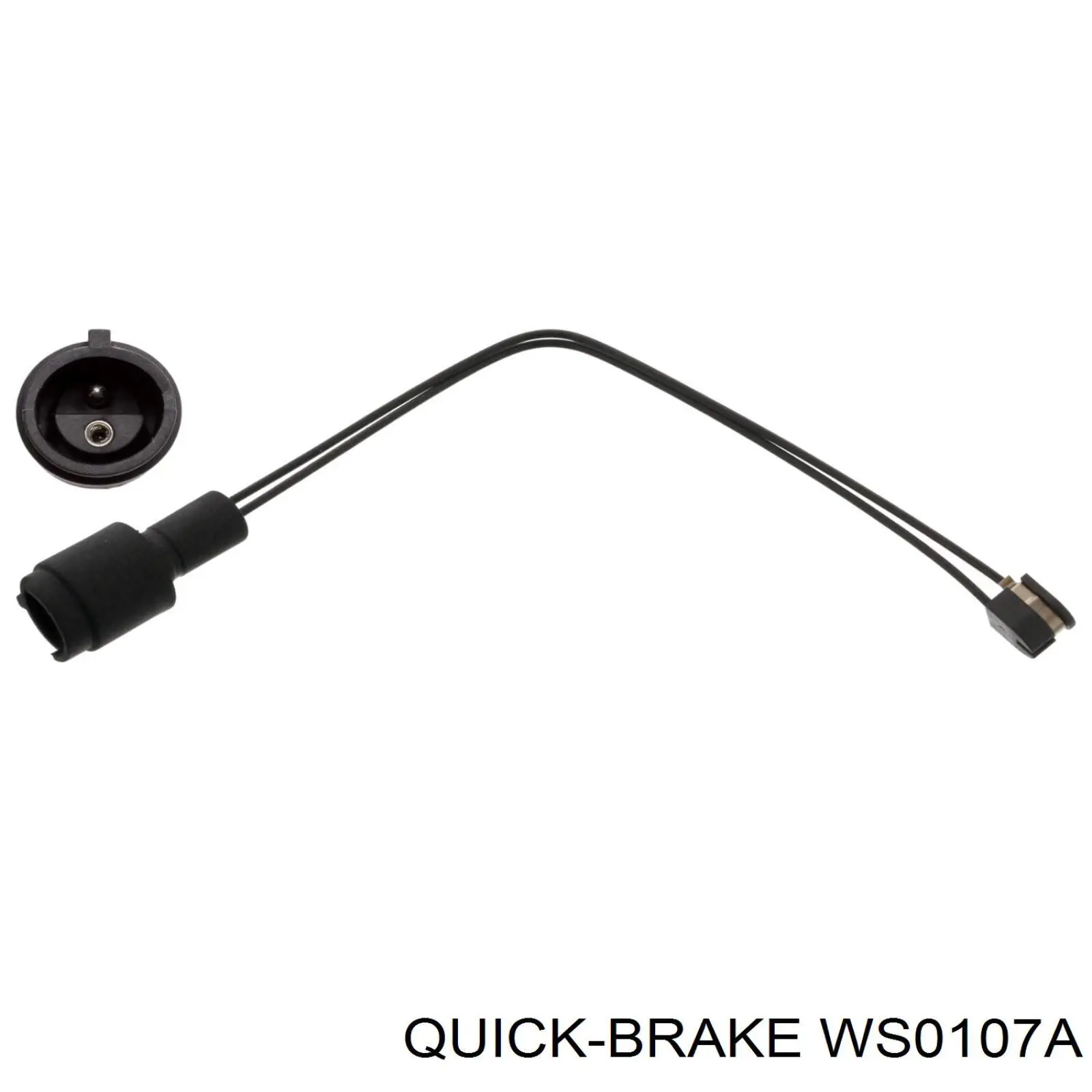 WS0107A Quick Brake датчик зносу гальмівних колодок, задній