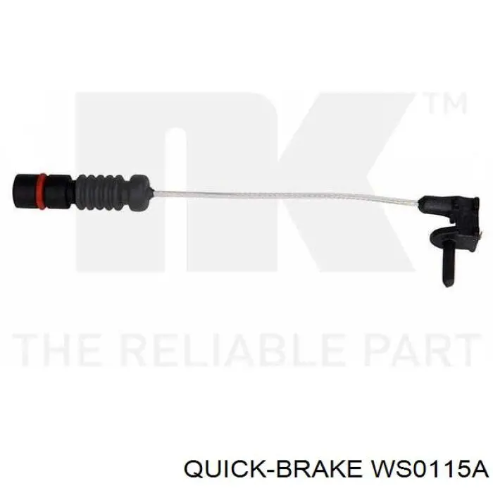 WS0115A Quick Brake датчик зносу гальмівних колодок, передній