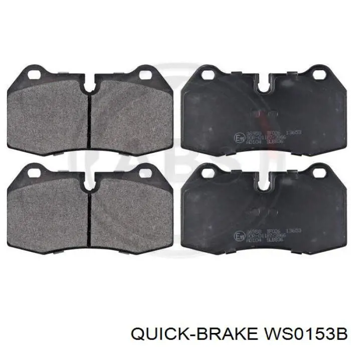 Датчик зносу гальмівних колодок, передній WS0153B Quick Brake