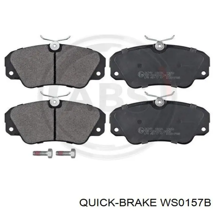 WS0157B Quick Brake датчик зносу гальмівних колодок, передній